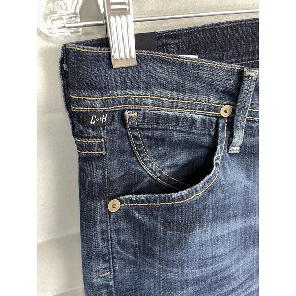 Citizens of Humanity Jeans Womens 30 Blue Dani Cropped Straight Leg Cuffed COH - Picture 5 of 14